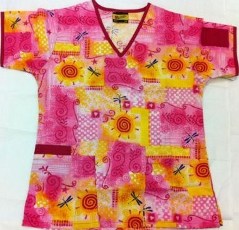 Pink Dream Scrub Top