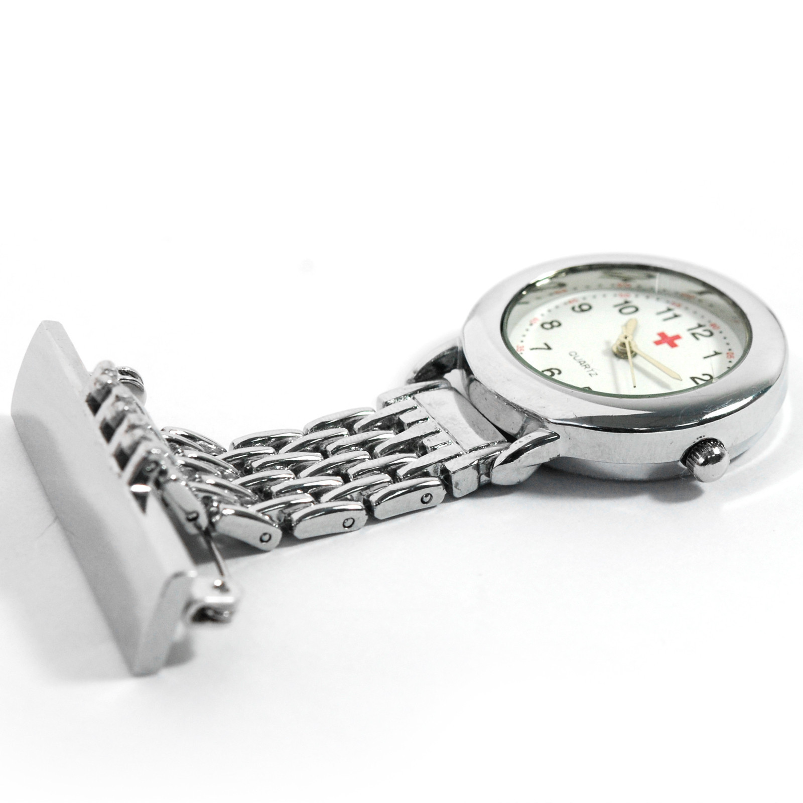 Silver Tone Nurse Watch